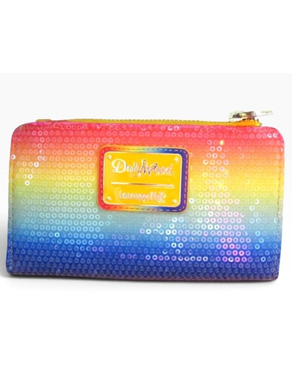Dollywood Loungefly Exclusive Dolly Parton Wallet Sequins Rainbow Butterfly